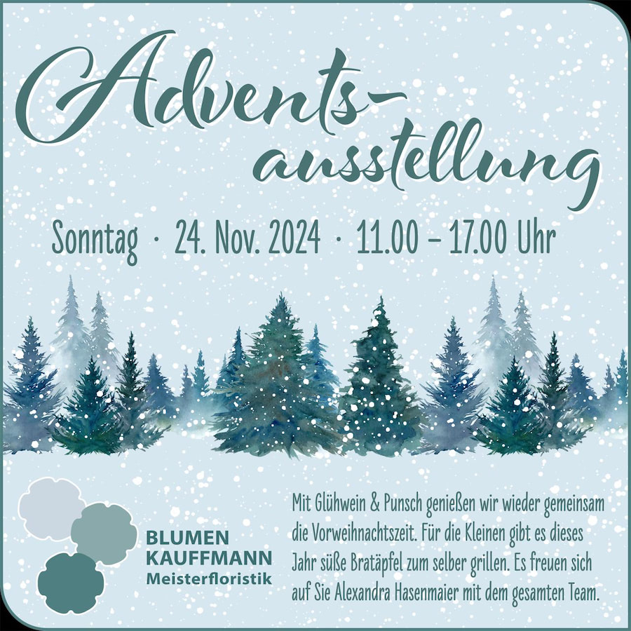 Advents-Ausstellung Plakat