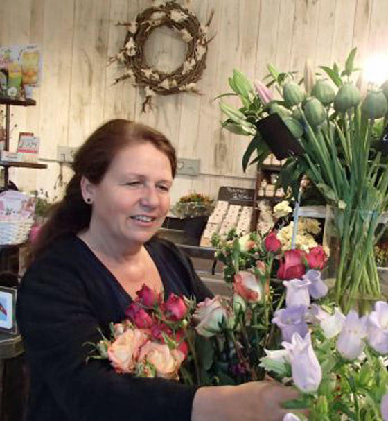 Geschäftsführerin und Floristmeisterin Christine Zipperle